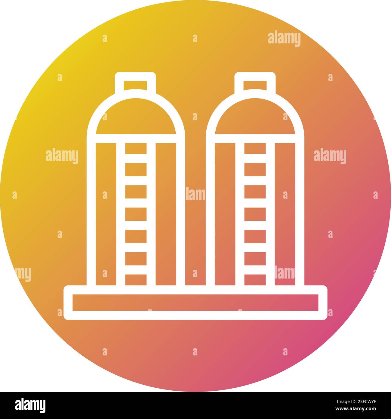 Silo Vector Icon Design Illustration Stock Vector