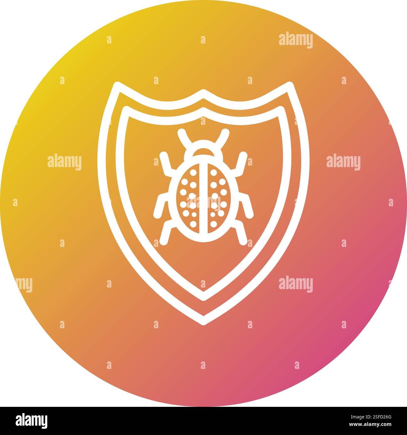 Virus Vector Icon Design Illustration Stock Vector