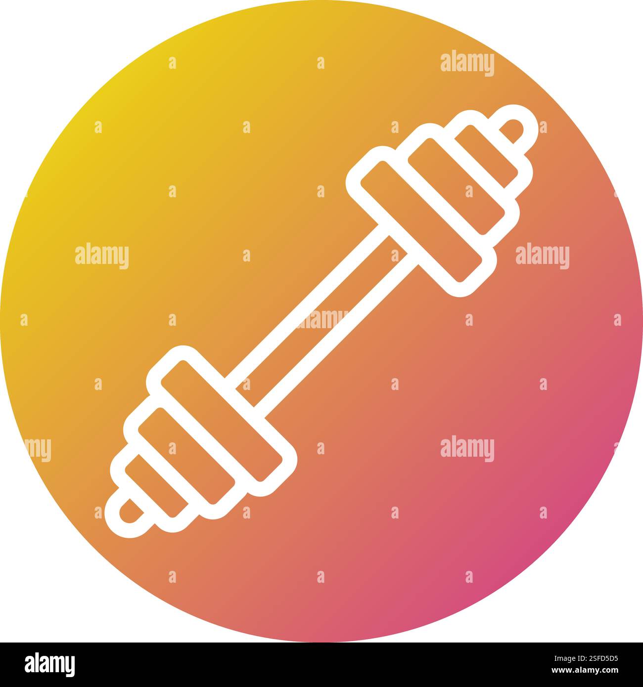Gym Vector Icon Design Illustration Stock Vector