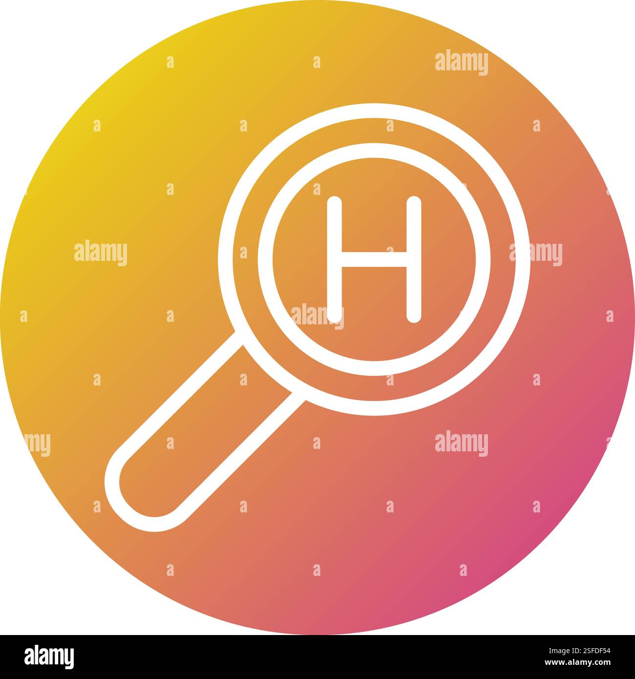 Hotel search Vector Icon Design Illustration Stock Vector