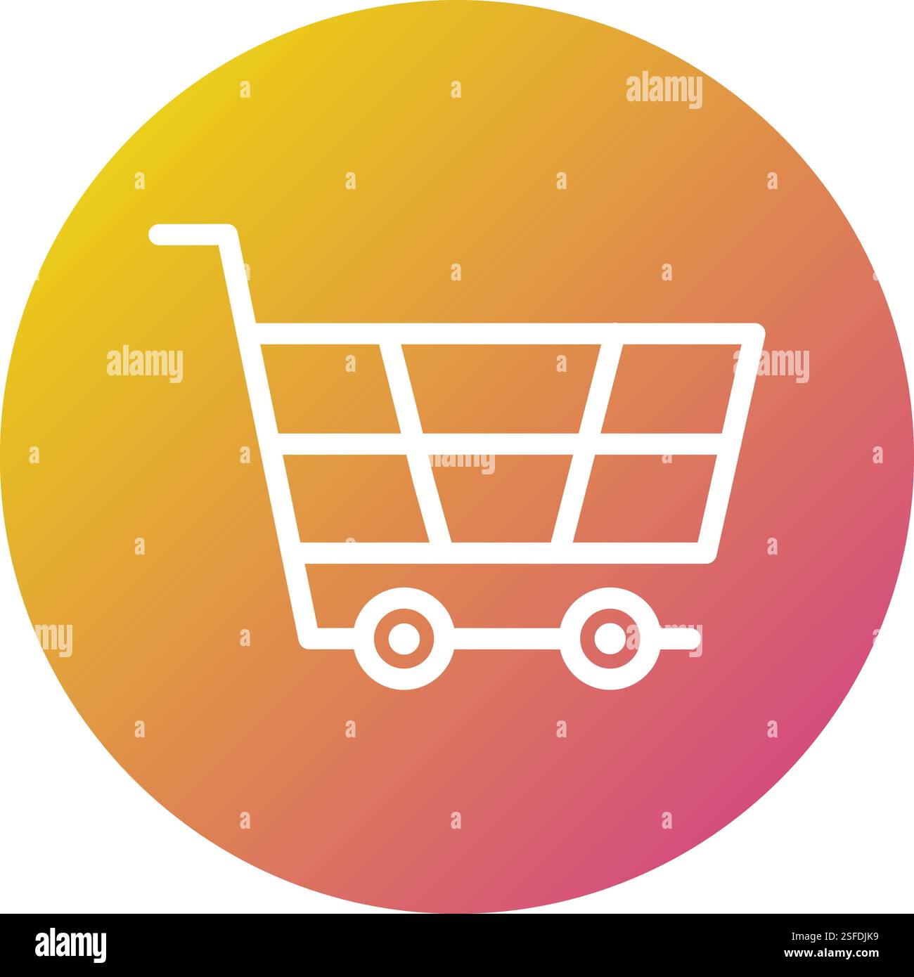Shopping cart Vector Icon Design Illustration Stock Vector