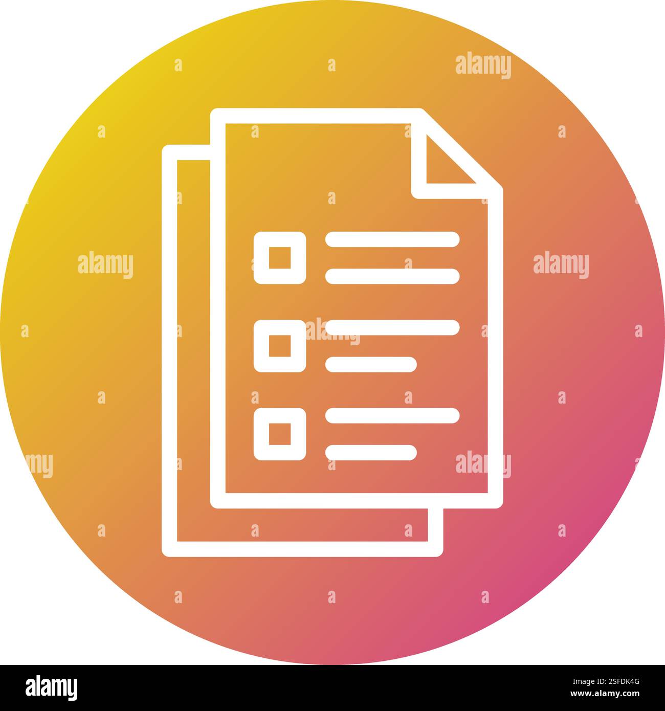 Document Vector Icon Design Illustration Stock Vector