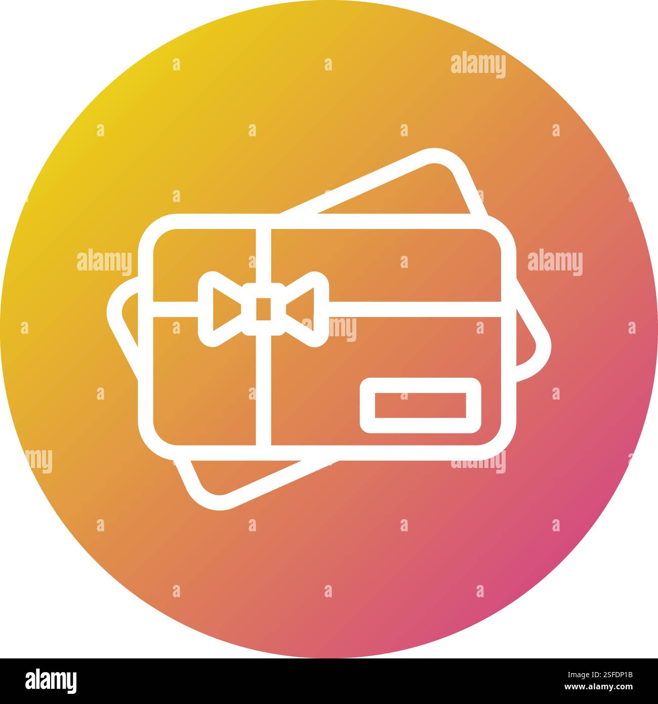 Gift card Vector Icon Design Illustration Stock Vector