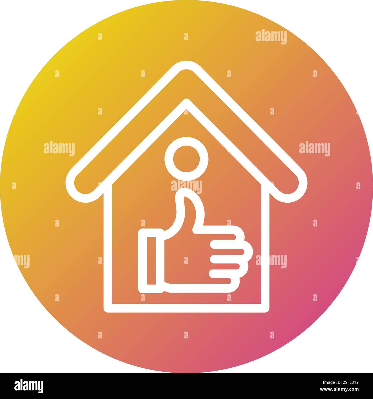 House Like Vector Icon Design Illustration Stock Vector
