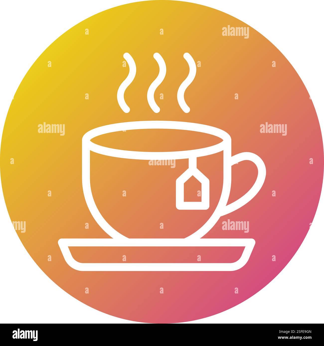 Tea Vector Icon Design Illustration Stock Vector