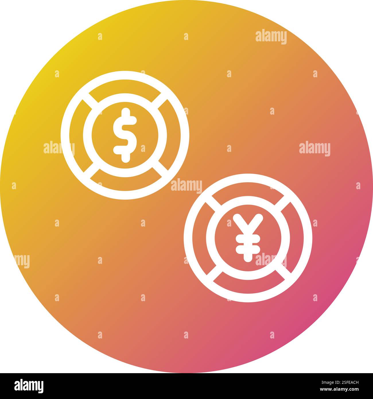 Currency Vector Icon Design Illustration Stock Vector