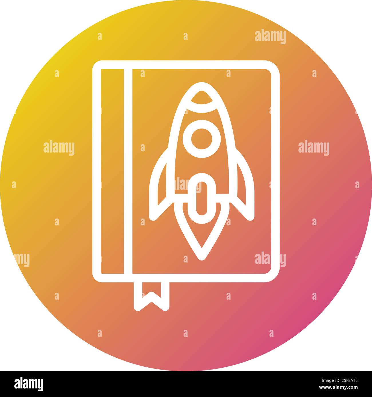 Book Vector Icon Design Illustration Stock Vector