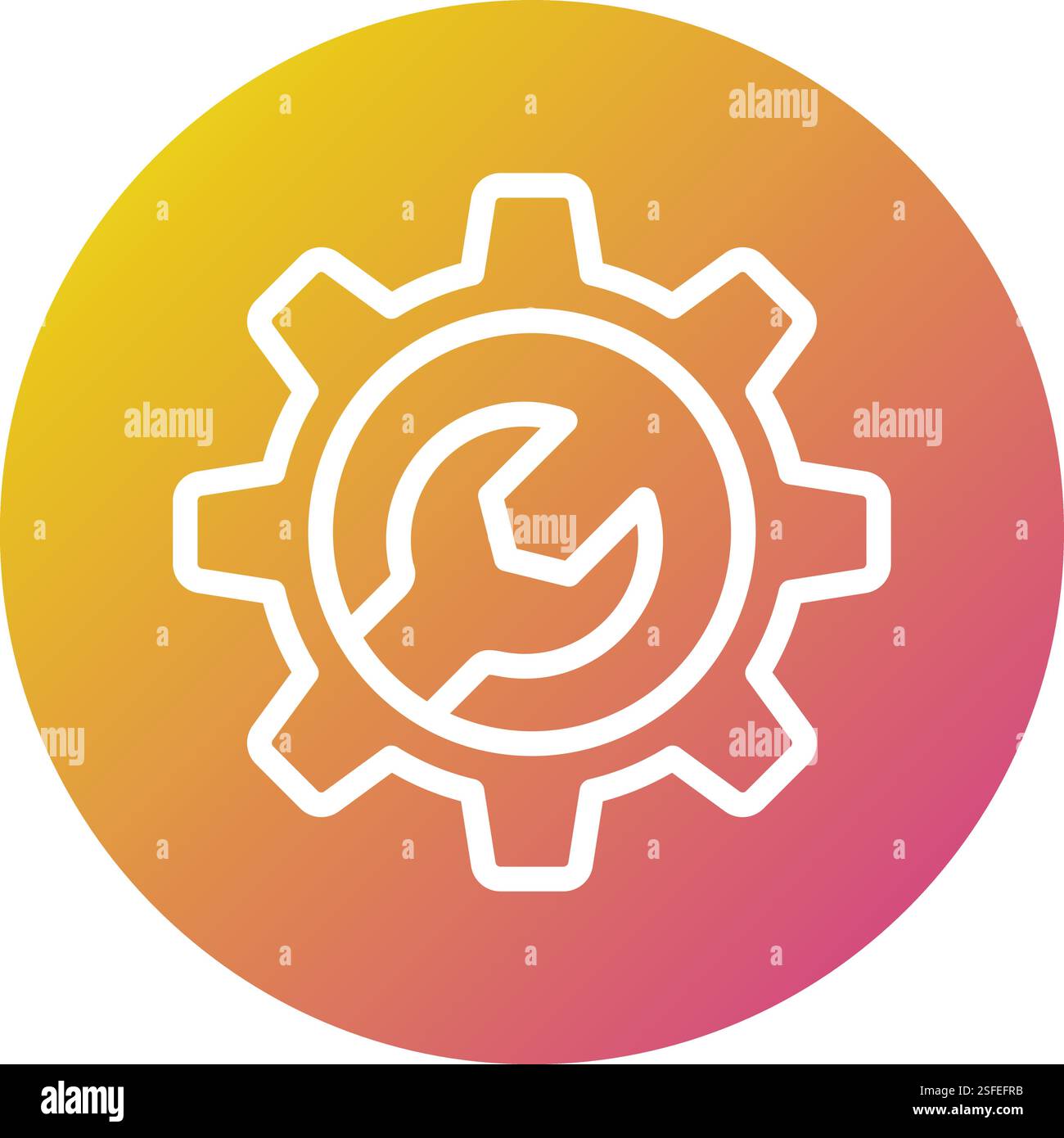 Maintenance Vector Icon Design Illustration Stock Vector