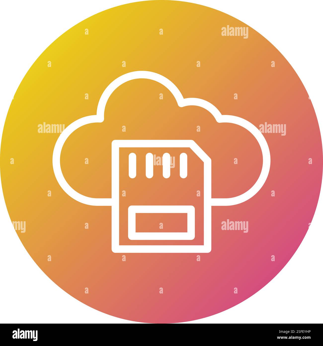 Sd card Vector Icon Design Illustration Stock Vector