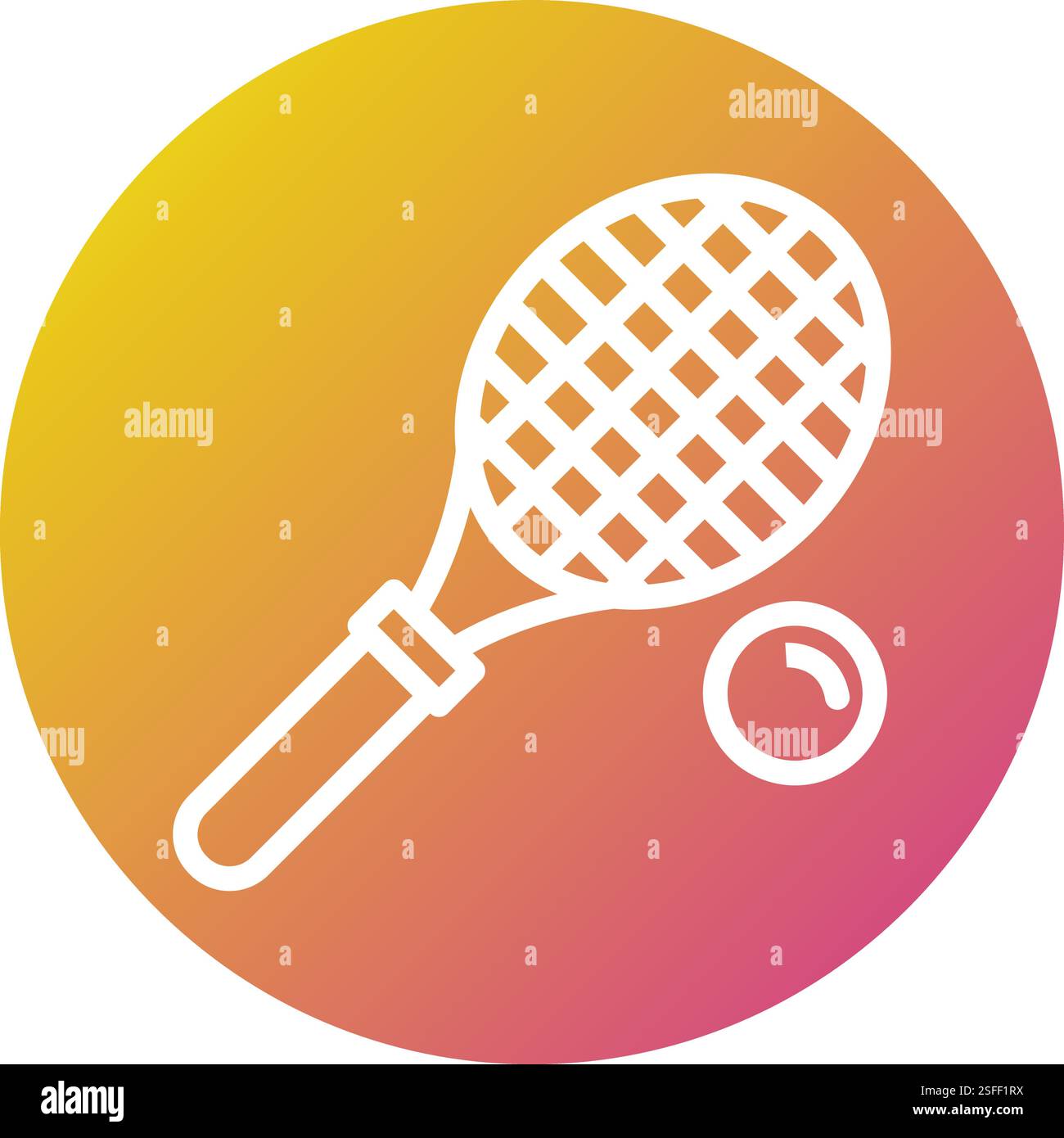 Racket Vector Icon Design Illustration Stock Vector Image & Art - Alamy