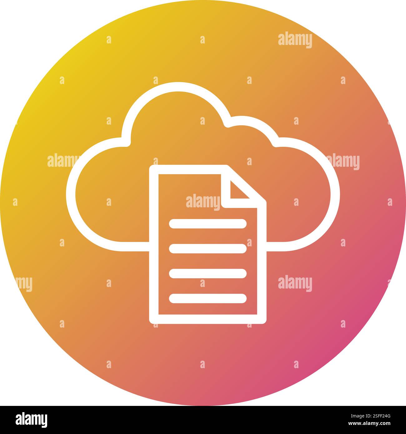 File Vector Icon Design Illustration Stock Vector