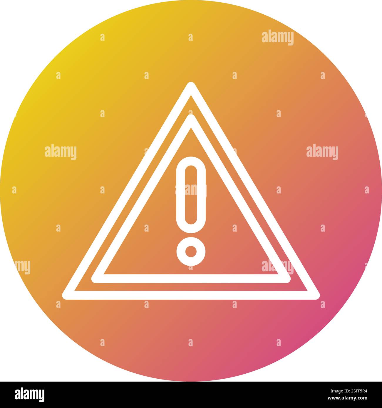 Danger Vector Icon Design Illustration Stock Vector