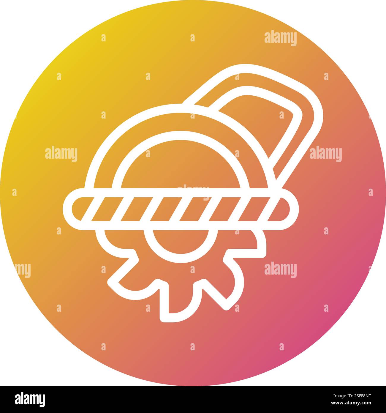 Circular saw Vector Icon Design Illustration Stock Vector