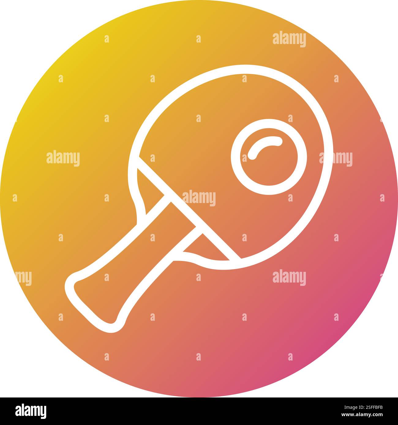 Ping pong Vector Icon Design Illustration Stock Vector