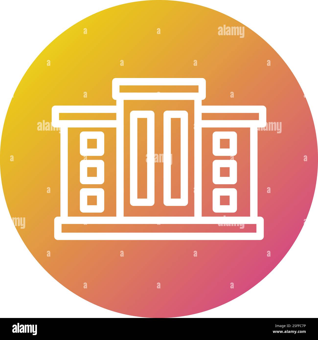 Supermarket Vector Icon Design Illustration Stock Vector