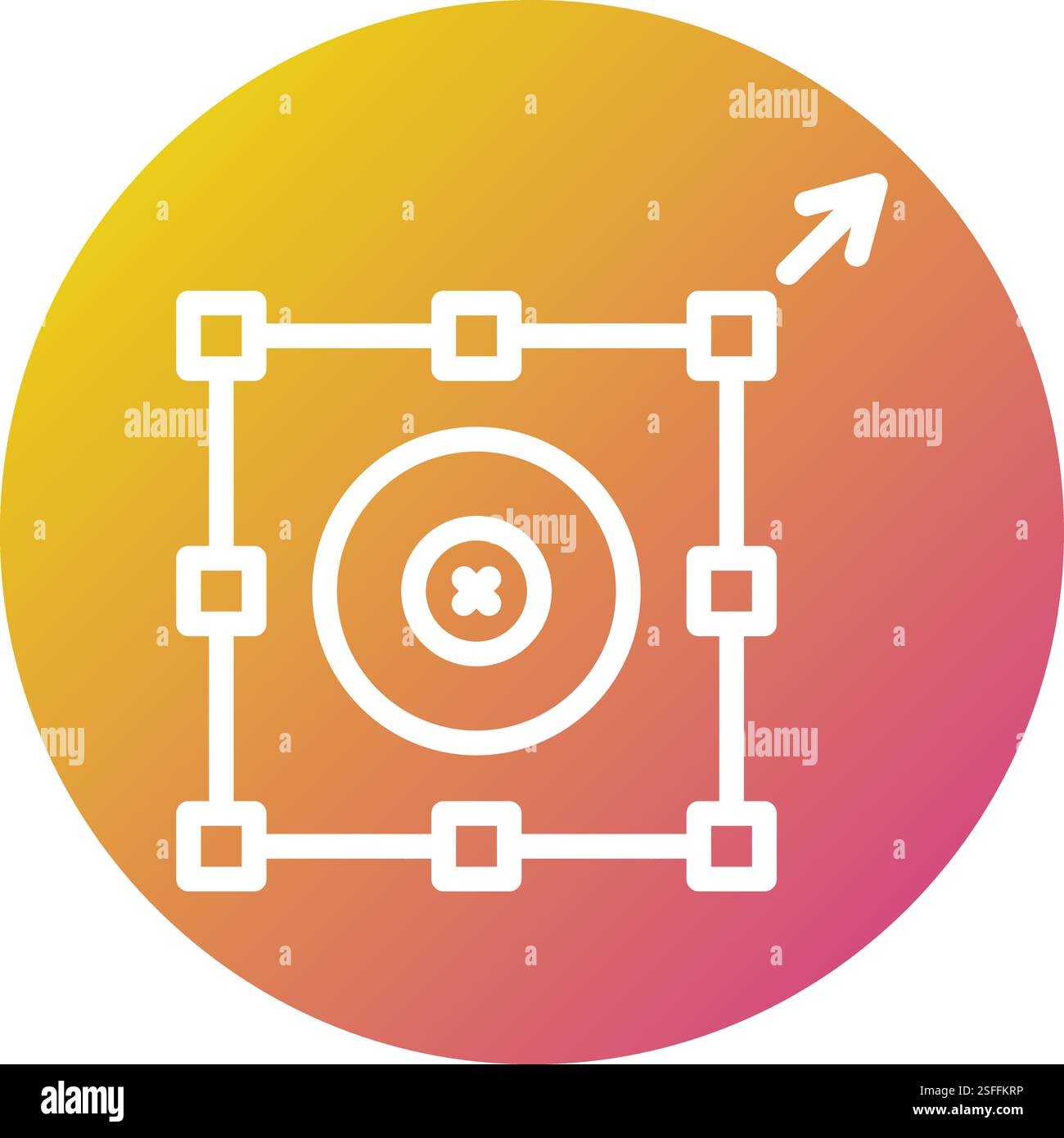 Resize option Vector Icon Design Illustration Stock Vector