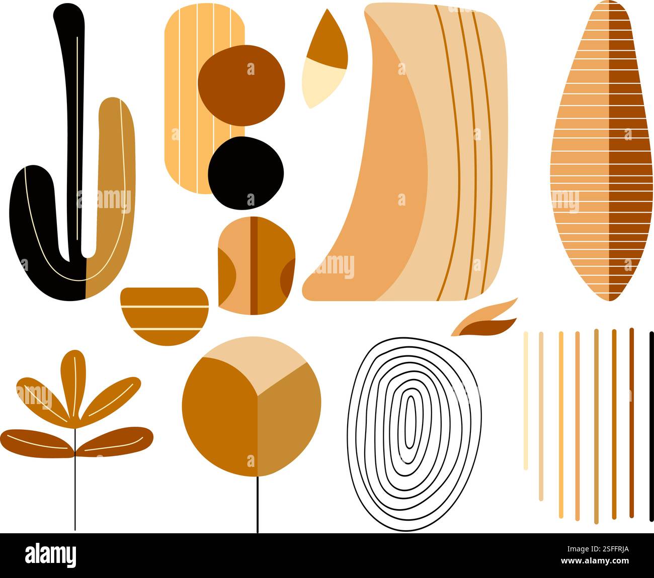 set of geometric shapes isolated vector Stock Vector Image & Art - Alamy