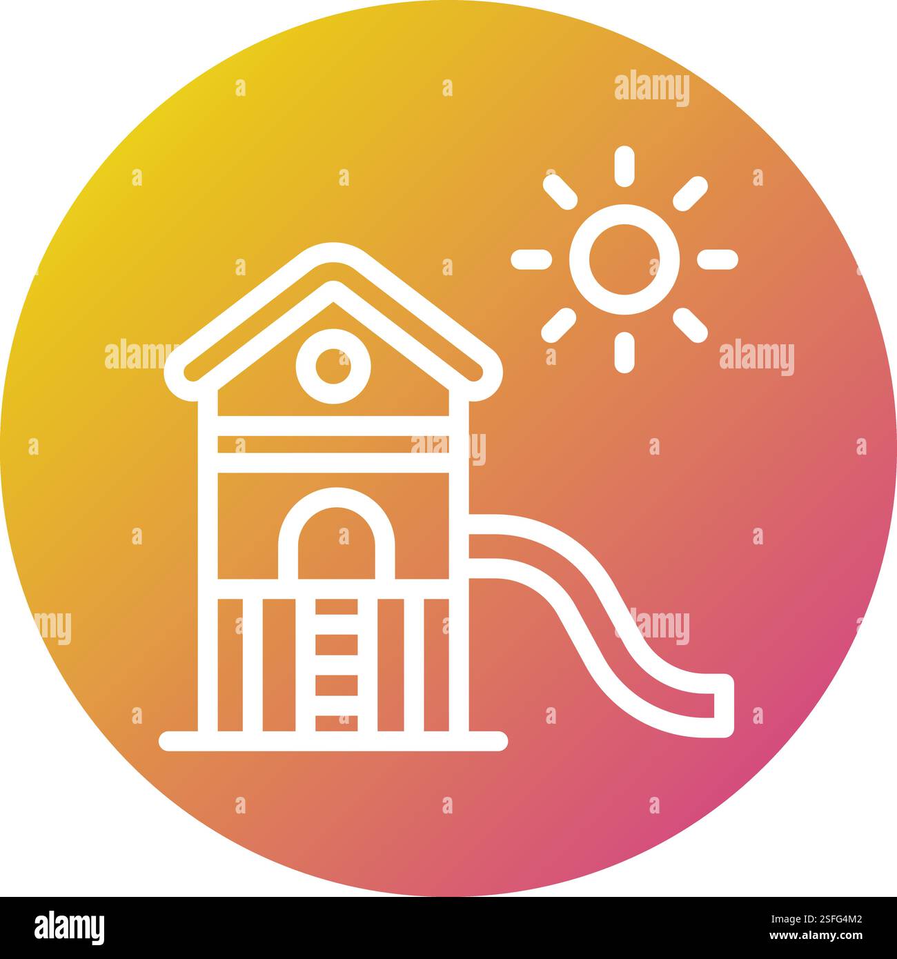 Playground Vector Icon Design Illustration Stock Vector