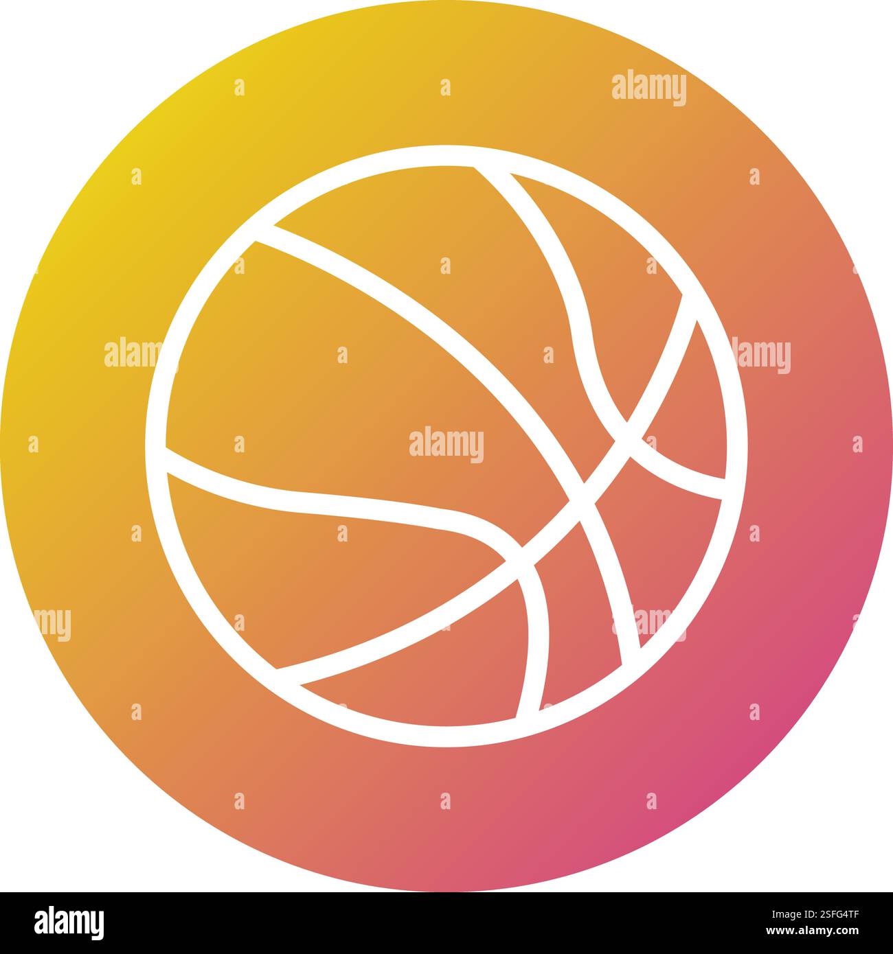 Basketball Vector Icon Design Illustration Stock Vector