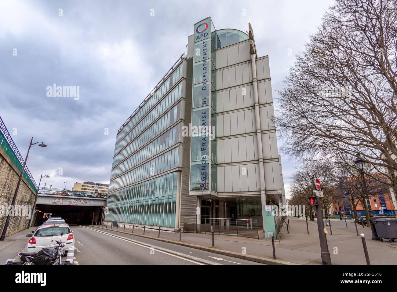 Headquarters of French Development Agency (AFD), a public financial ...