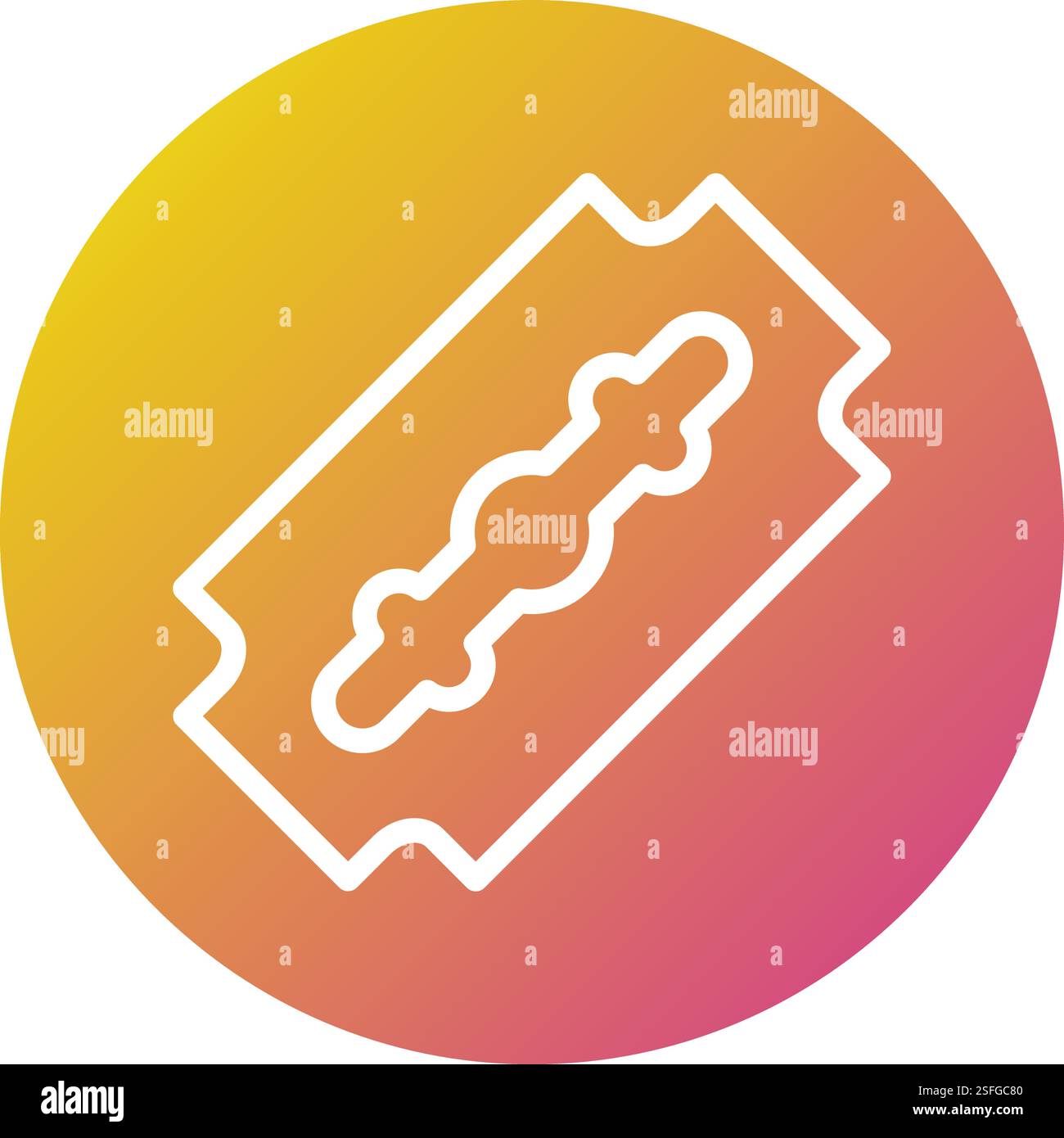 Blade Vector Icon Design Illustration Stock Vector