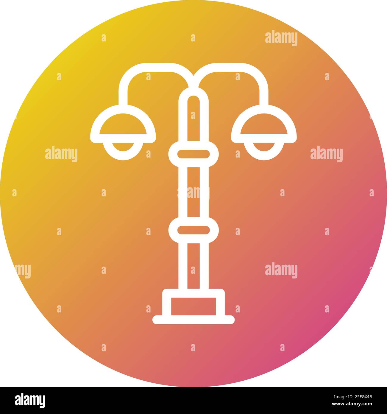 Street light Vector Icon Design Illustration Stock Vector Image & Art ...