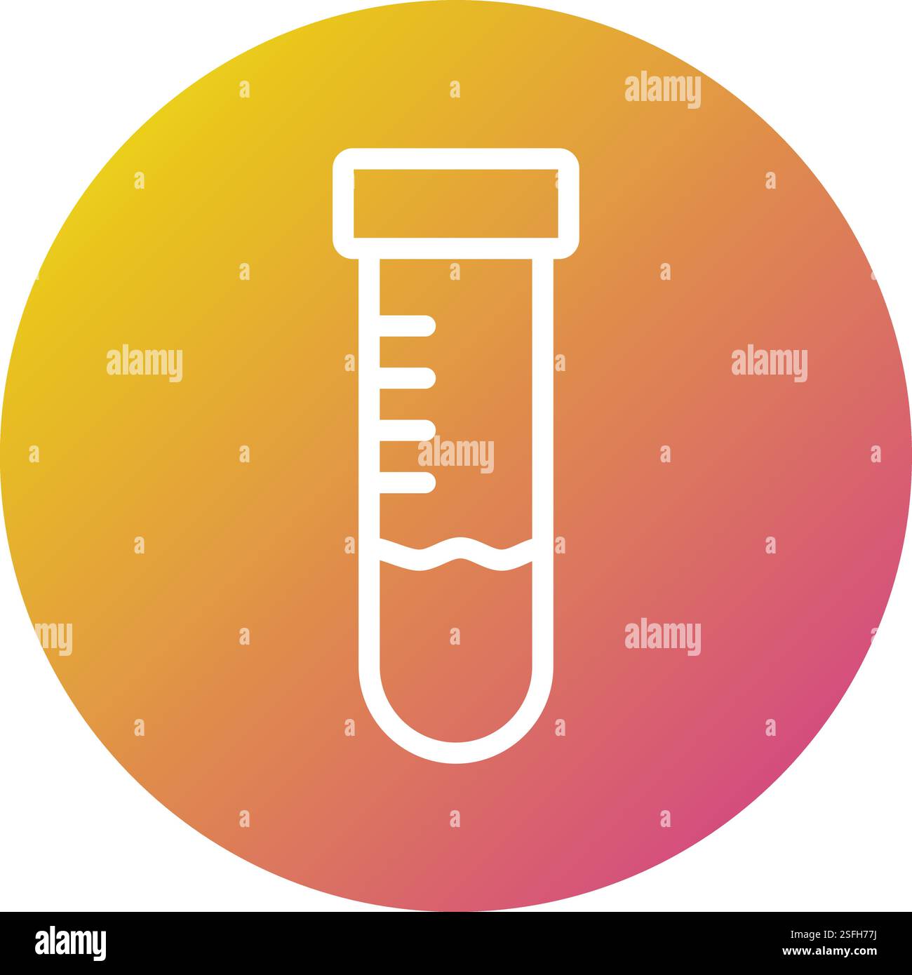 Test tube Vector Icon Design Illustration Stock Vector Image & Art - Alamy