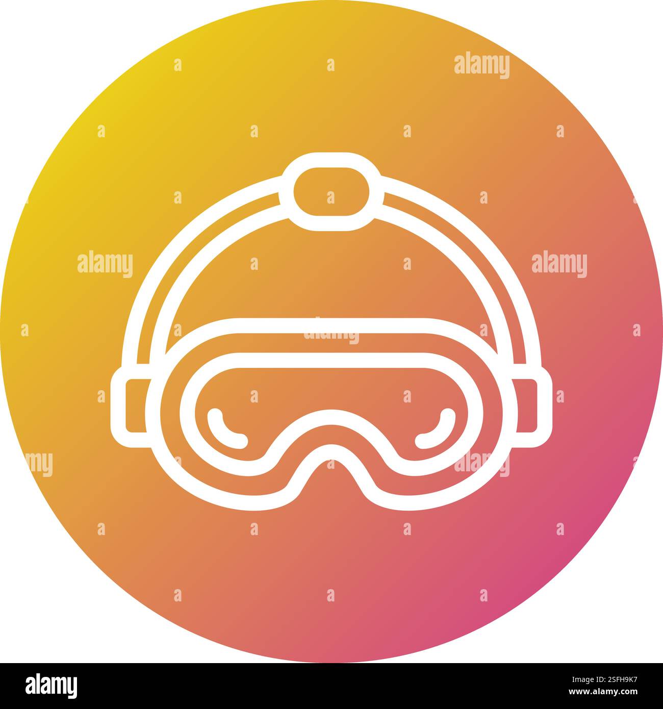 Vr glasses Vector Icon Design Illustration Stock Vector