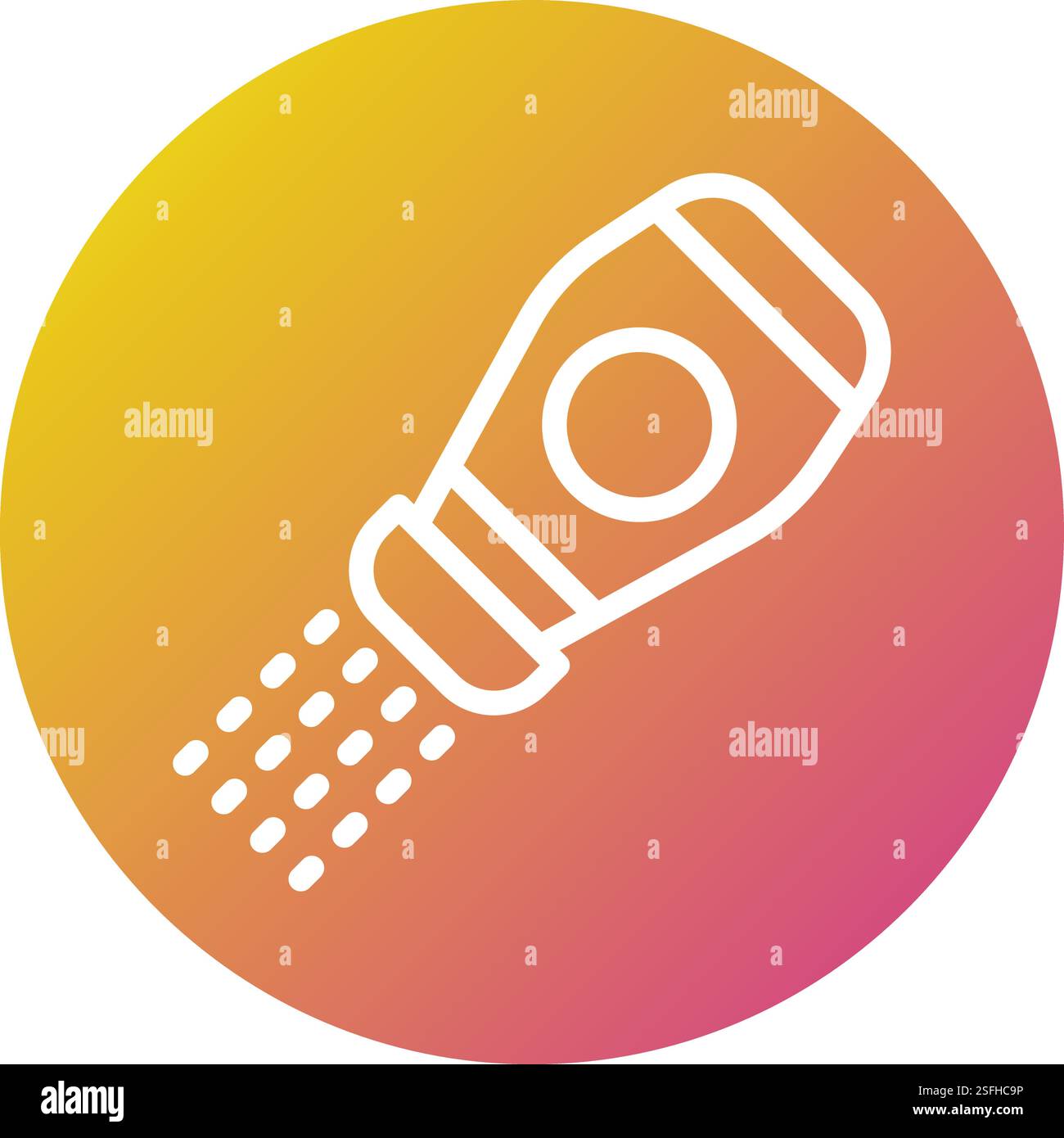 Salt shaker Vector Icon Design Illustration Stock Vector