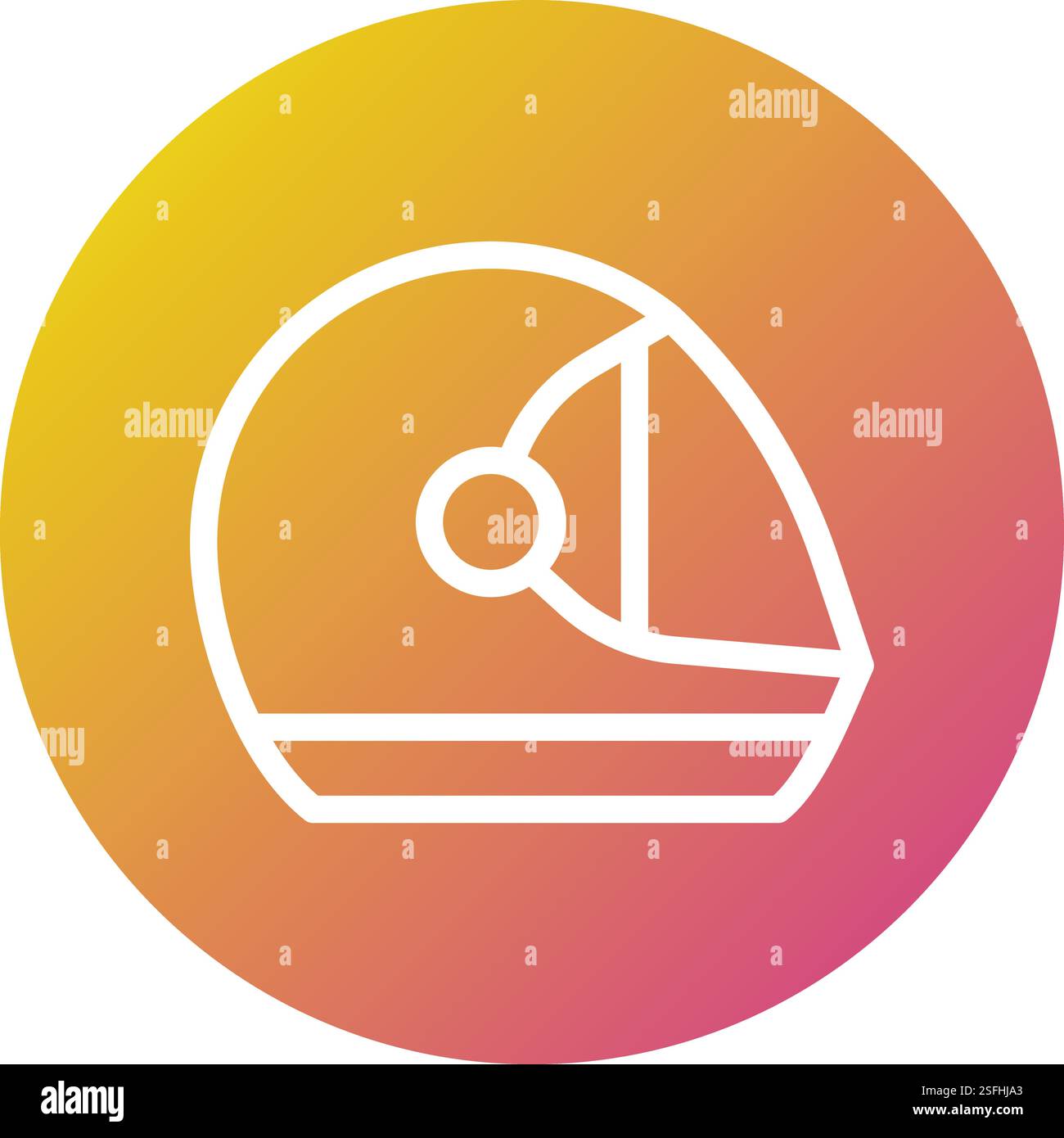 Helmet Vector Icon Design Illustration Stock Vector