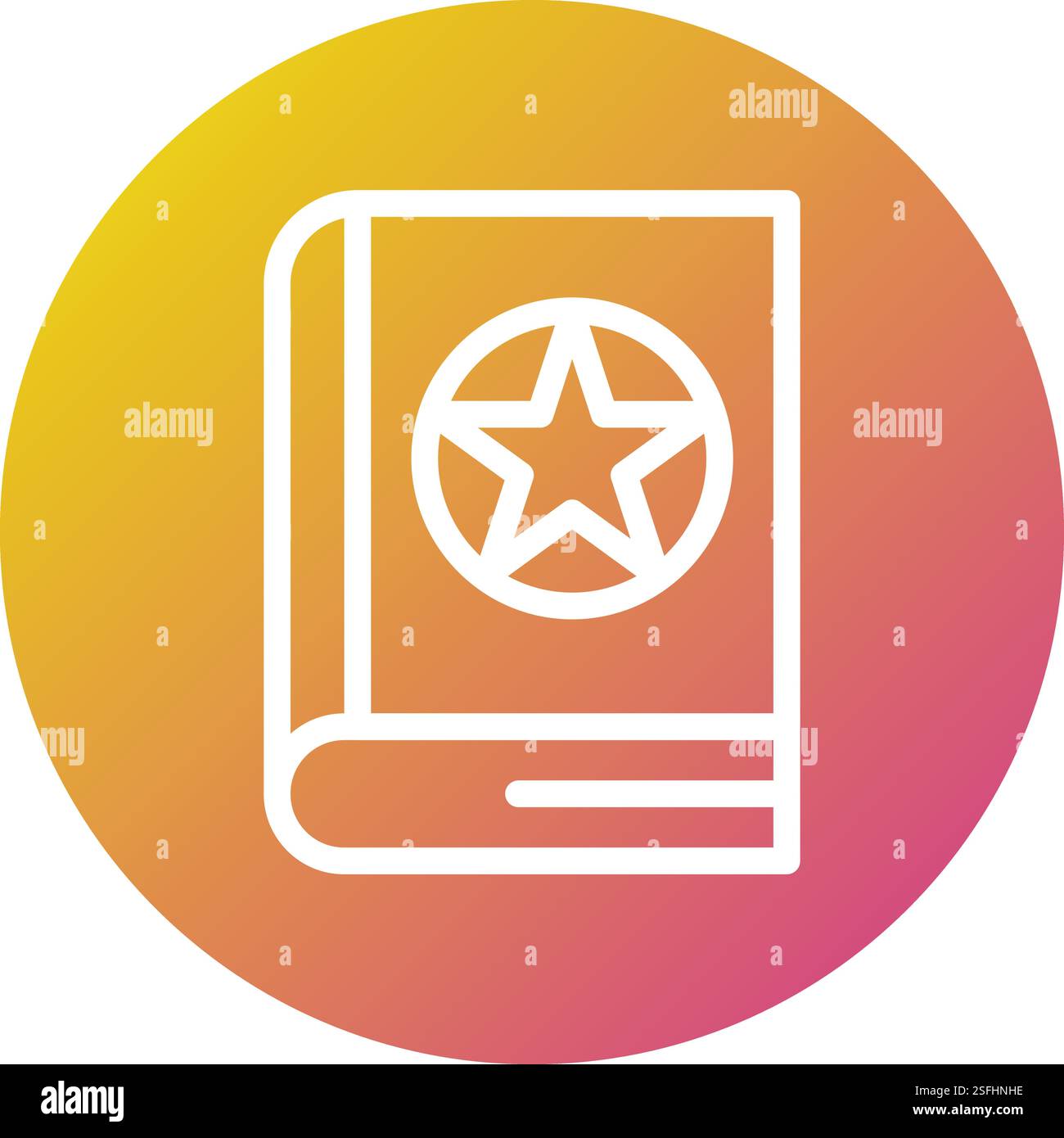 Magic book Vector Icon Design Illustration Stock Vector