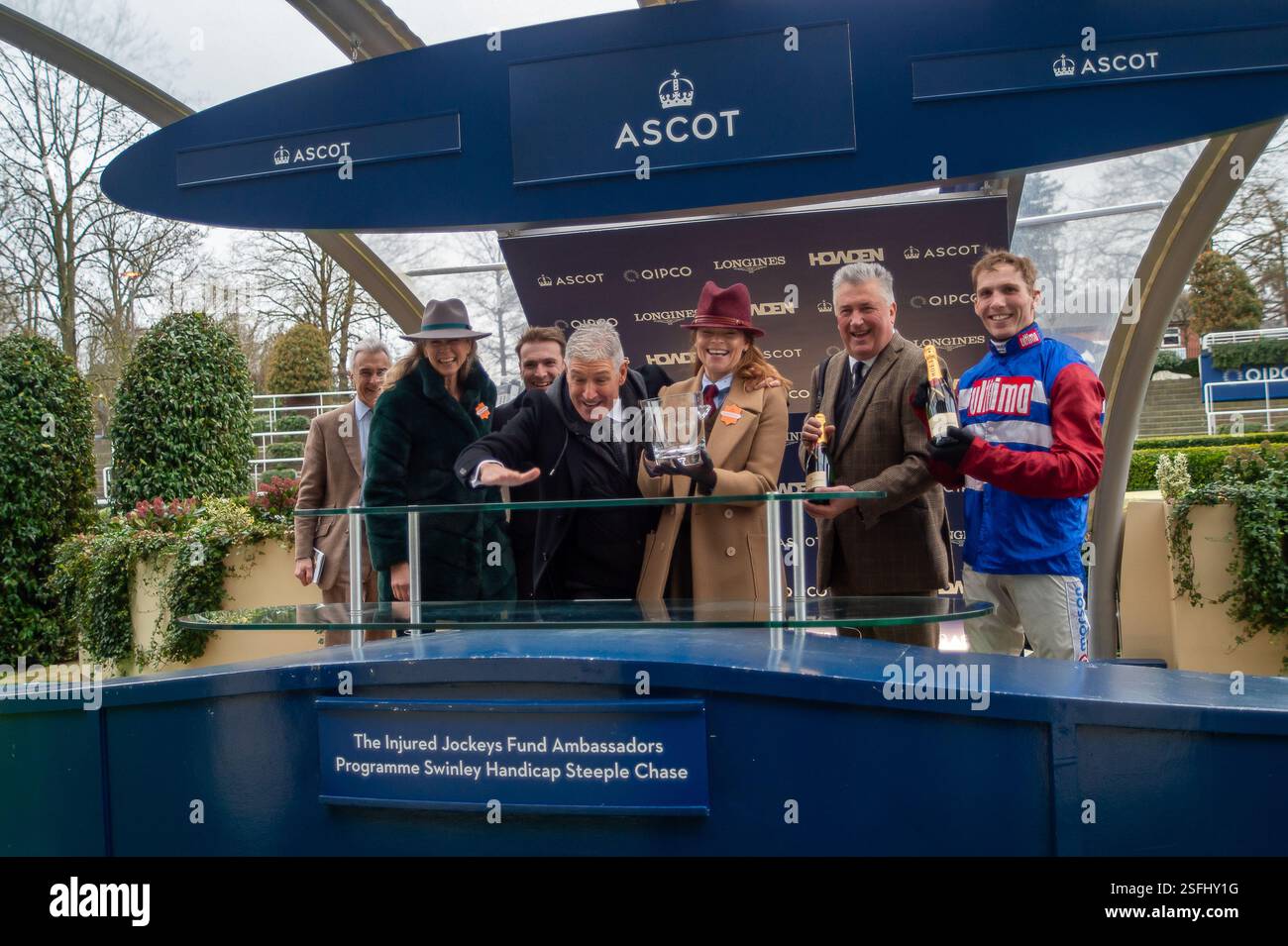 Ascot, UK. 17th February, 2024. The Winners Presentation. Horse ...