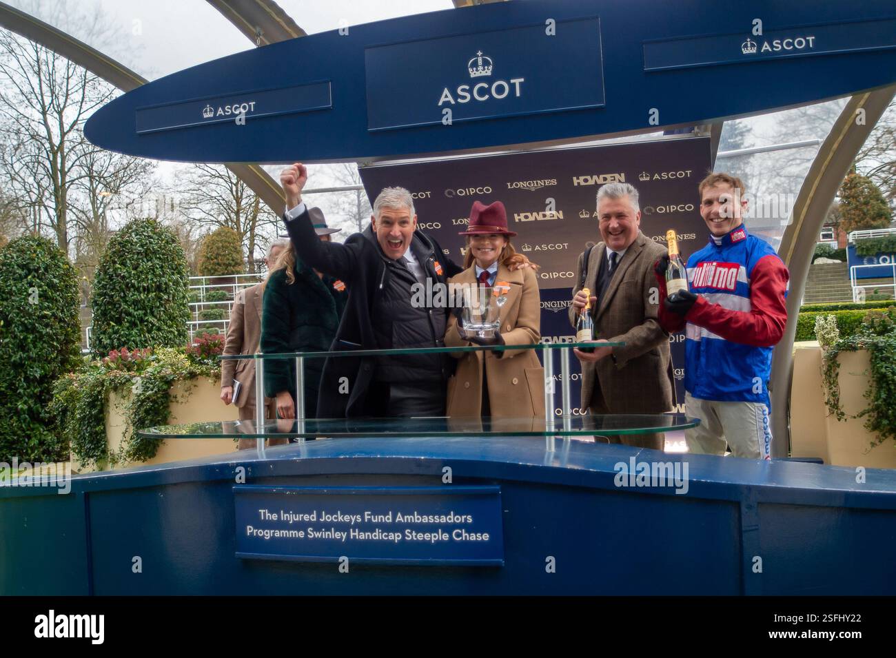 Ascot, UK. 17th February, 2024. The Winners Presentation. Horse ...