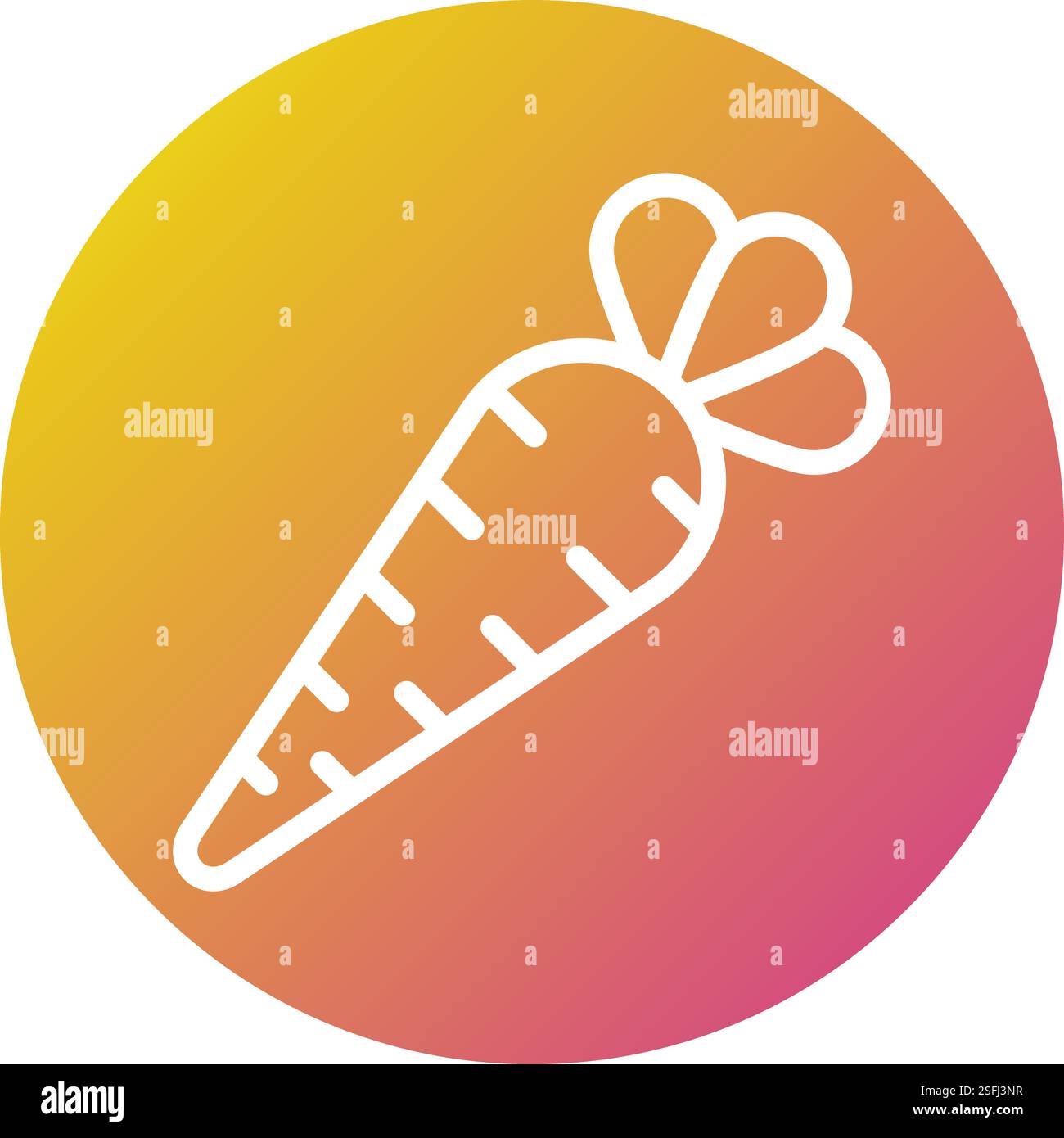 Carrot Vector Icon Design Illustration Stock Vector