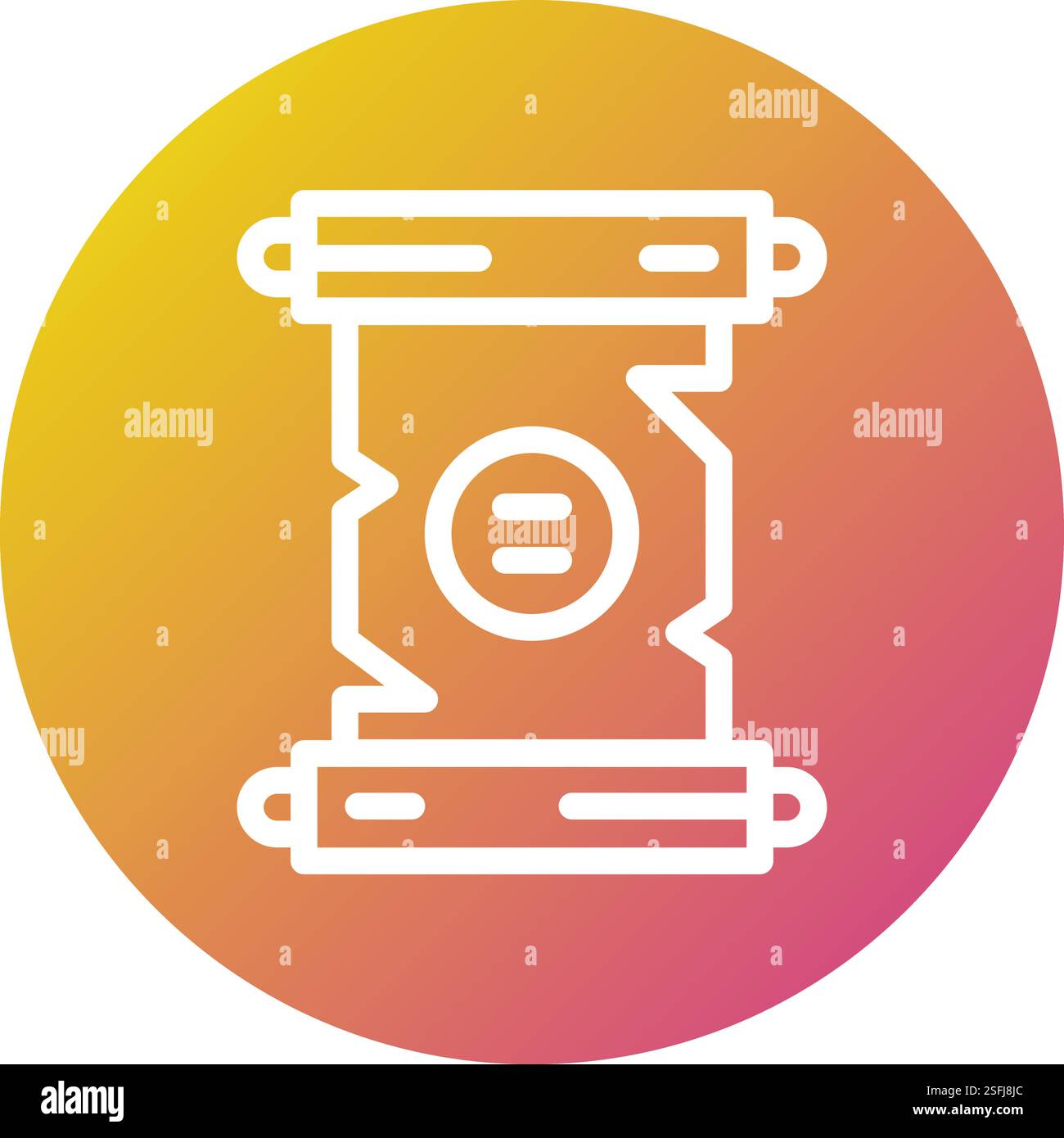 Scroll Vector Icon Design Illustration Stock Vector Image & Art - Alamy