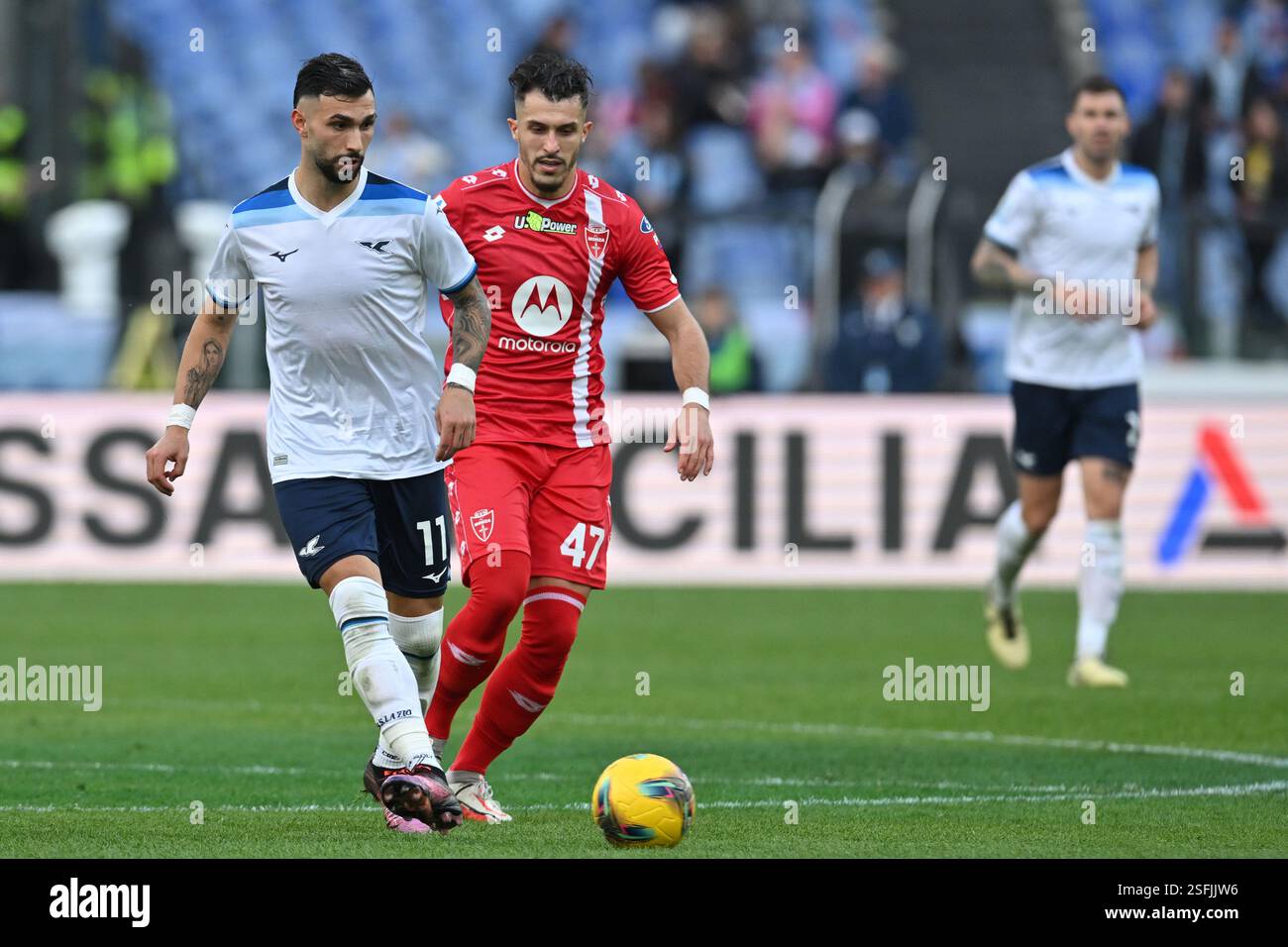Stadio Olimpico, Rome, Italy. 9th Feb, 2025. Serie A Football, Lazio ...