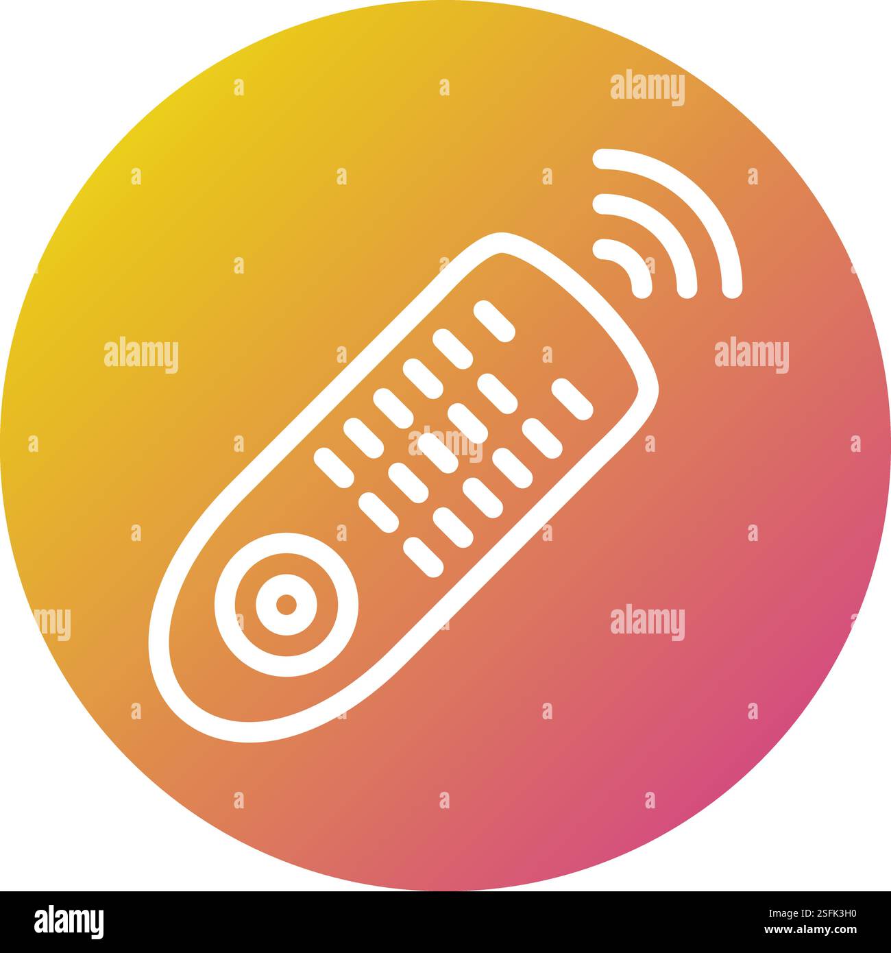 Remote control Vector Icon Design Illustration Stock Vector