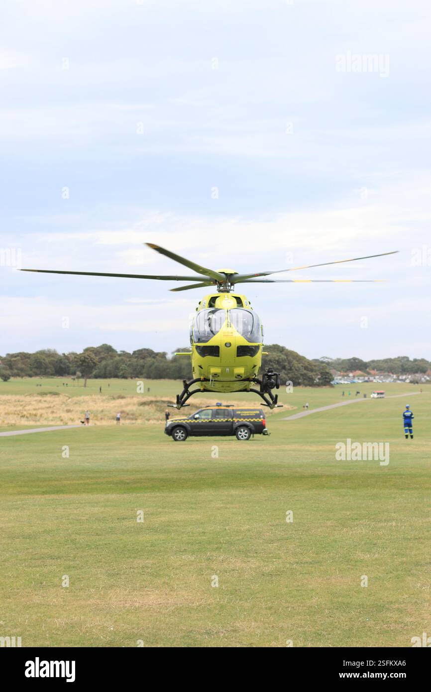 Yorkshire Air AmbulanceEmergency air rescue Stock Photo - Alamy