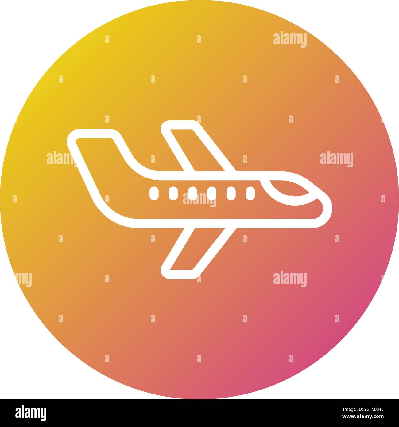 Plane Vector Icon Design Illustration Stock Vector Image & Art - Alamy