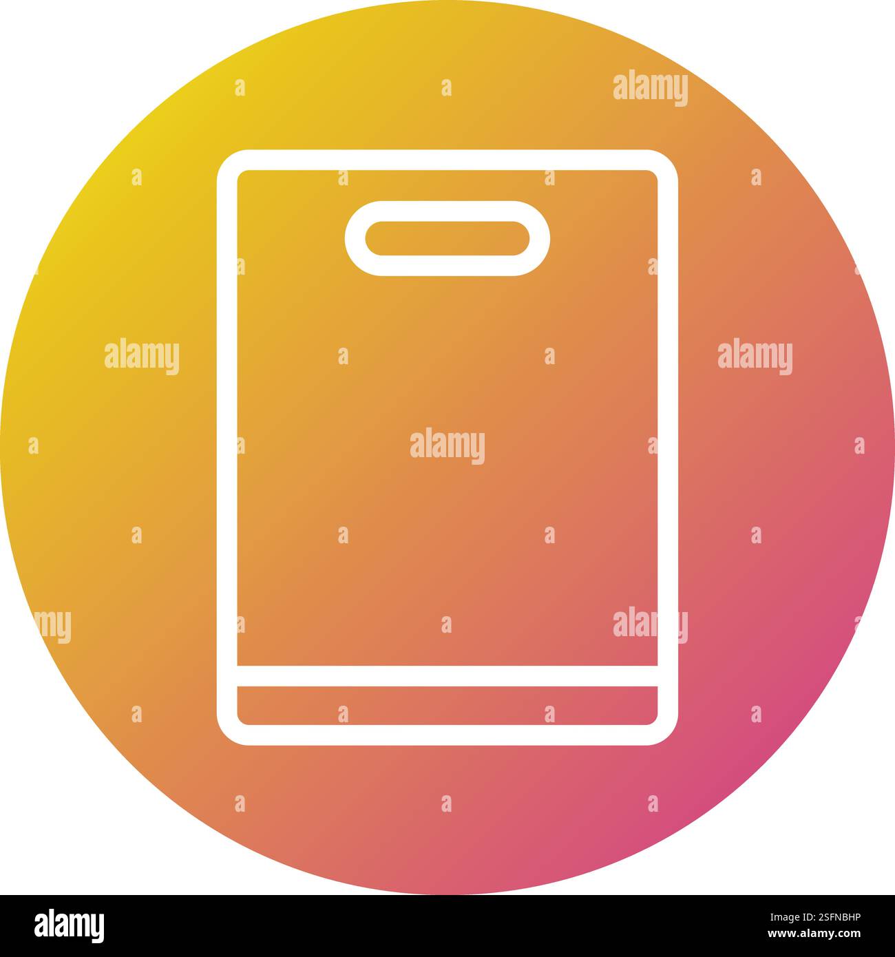 Cutting Board Vector Icon Design Illustration Stock Vector