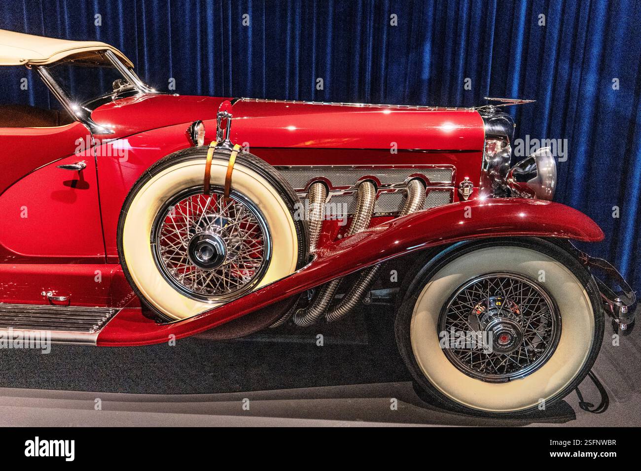 A 1935 Duesenberg Model SJ Lagrande Dual-Cowl Phaeton At The Louwman Museum The Hague Netherlands Image646484487