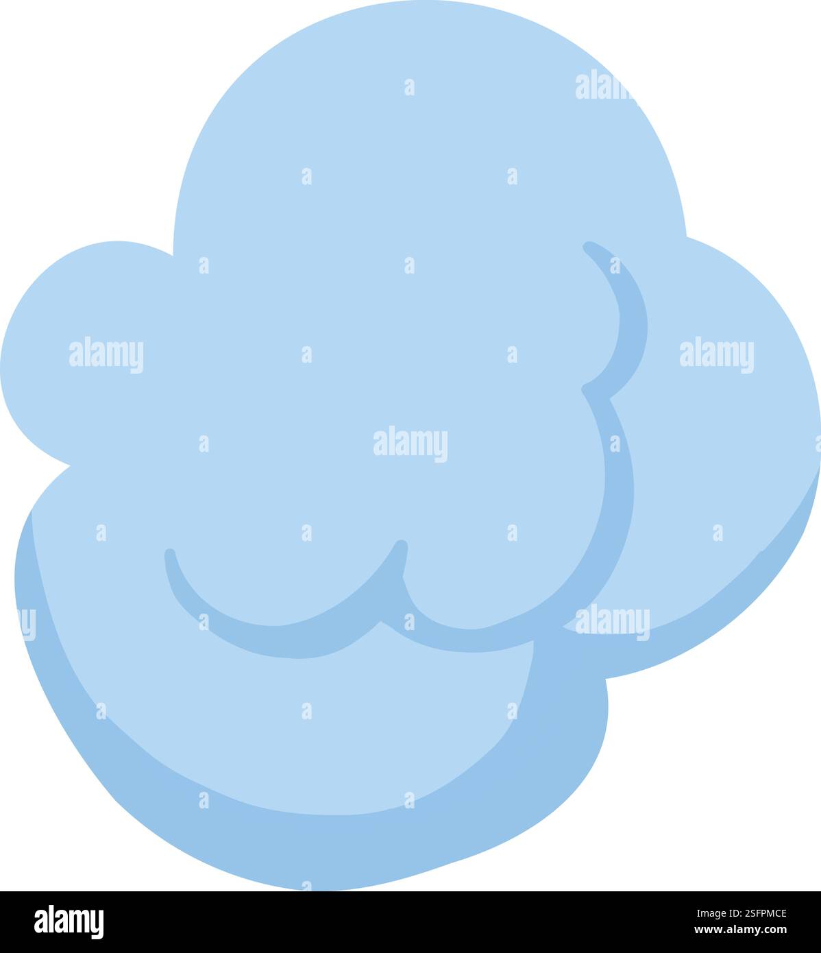 Dust cloud. Comic book little smoke puff stream clouds, cloud puffs ...