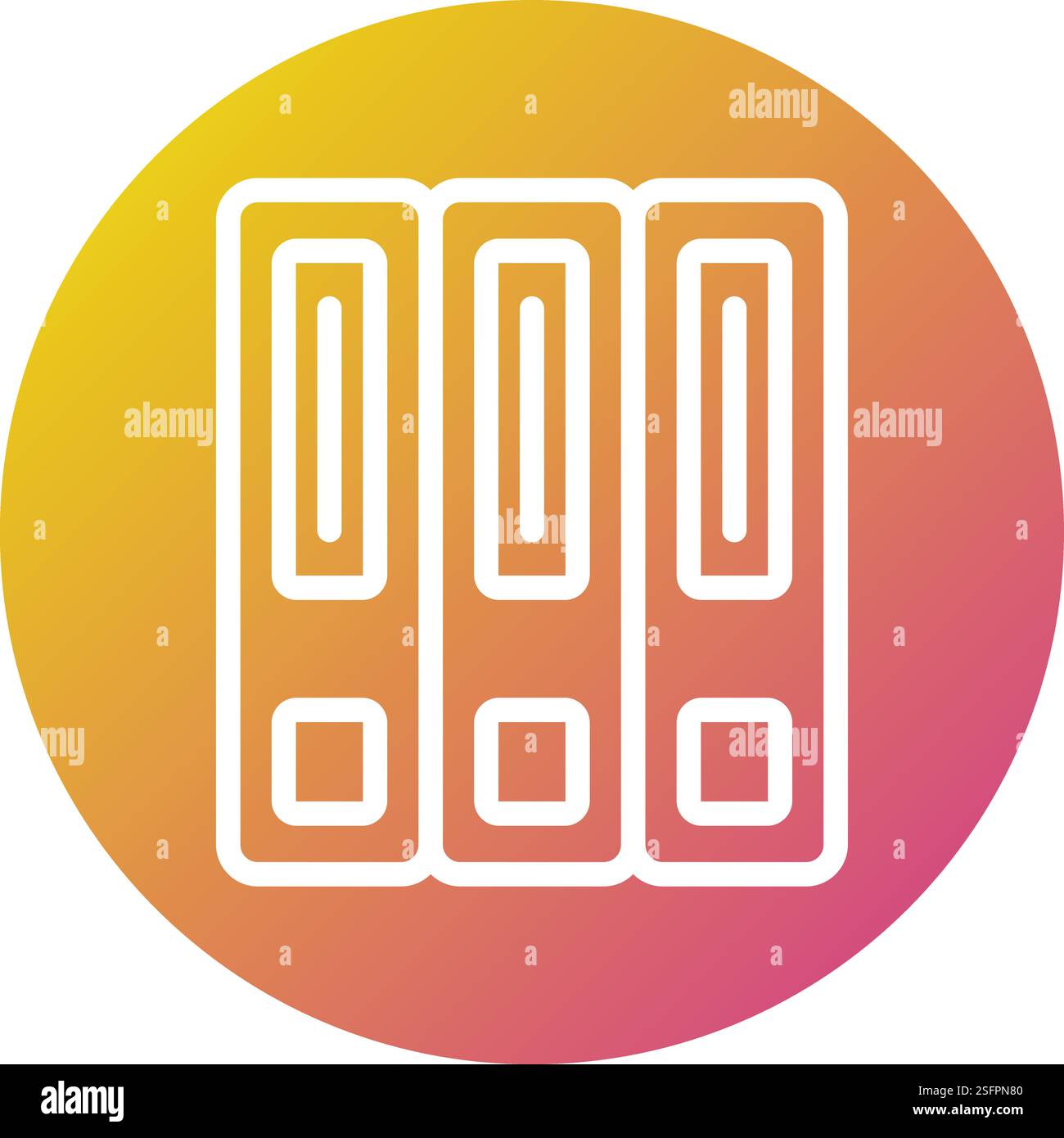Folder Vector Icon Design Illustration Stock Vector