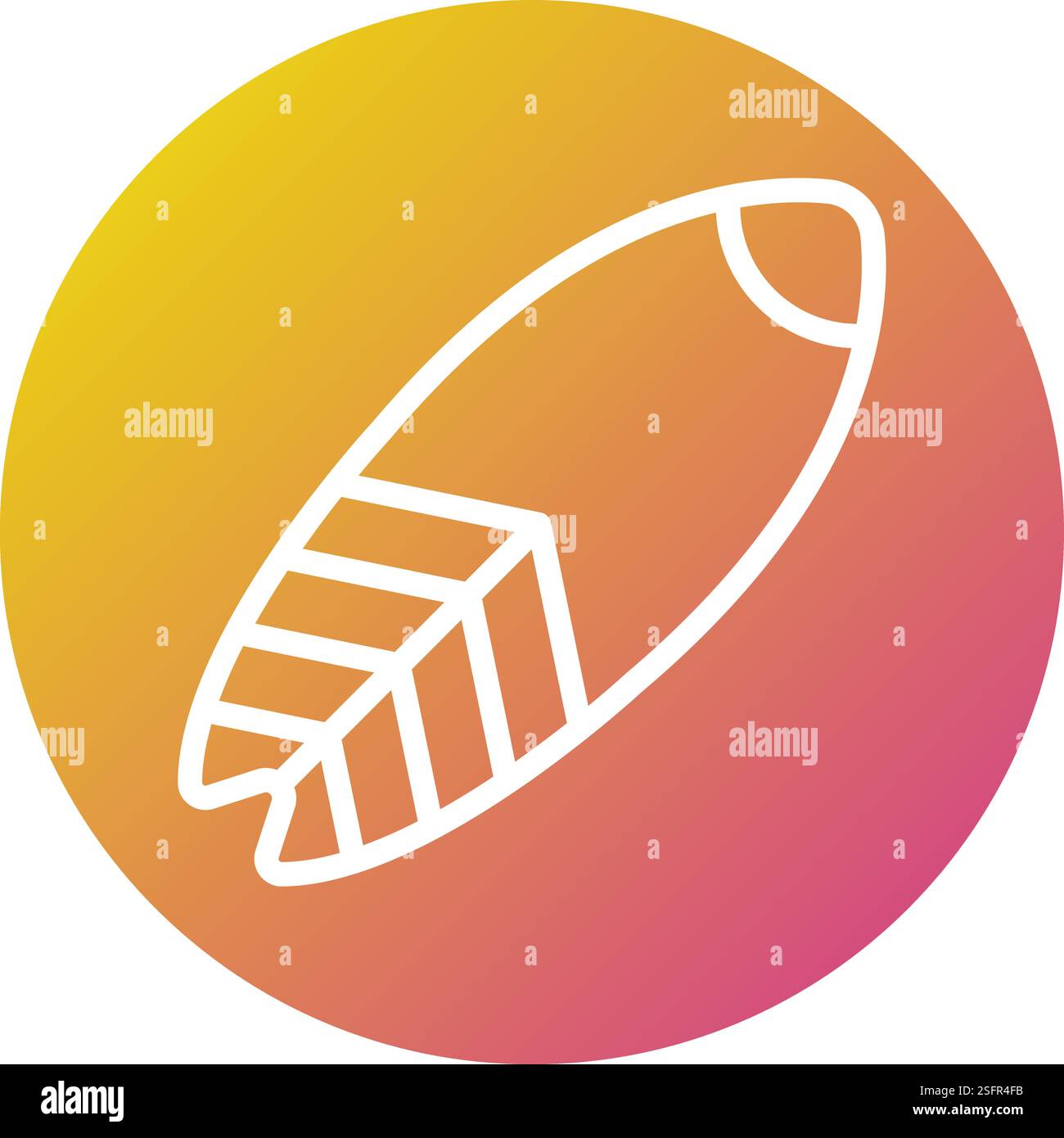 Surfing Board Vector Icon Design Illustration Stock Vector