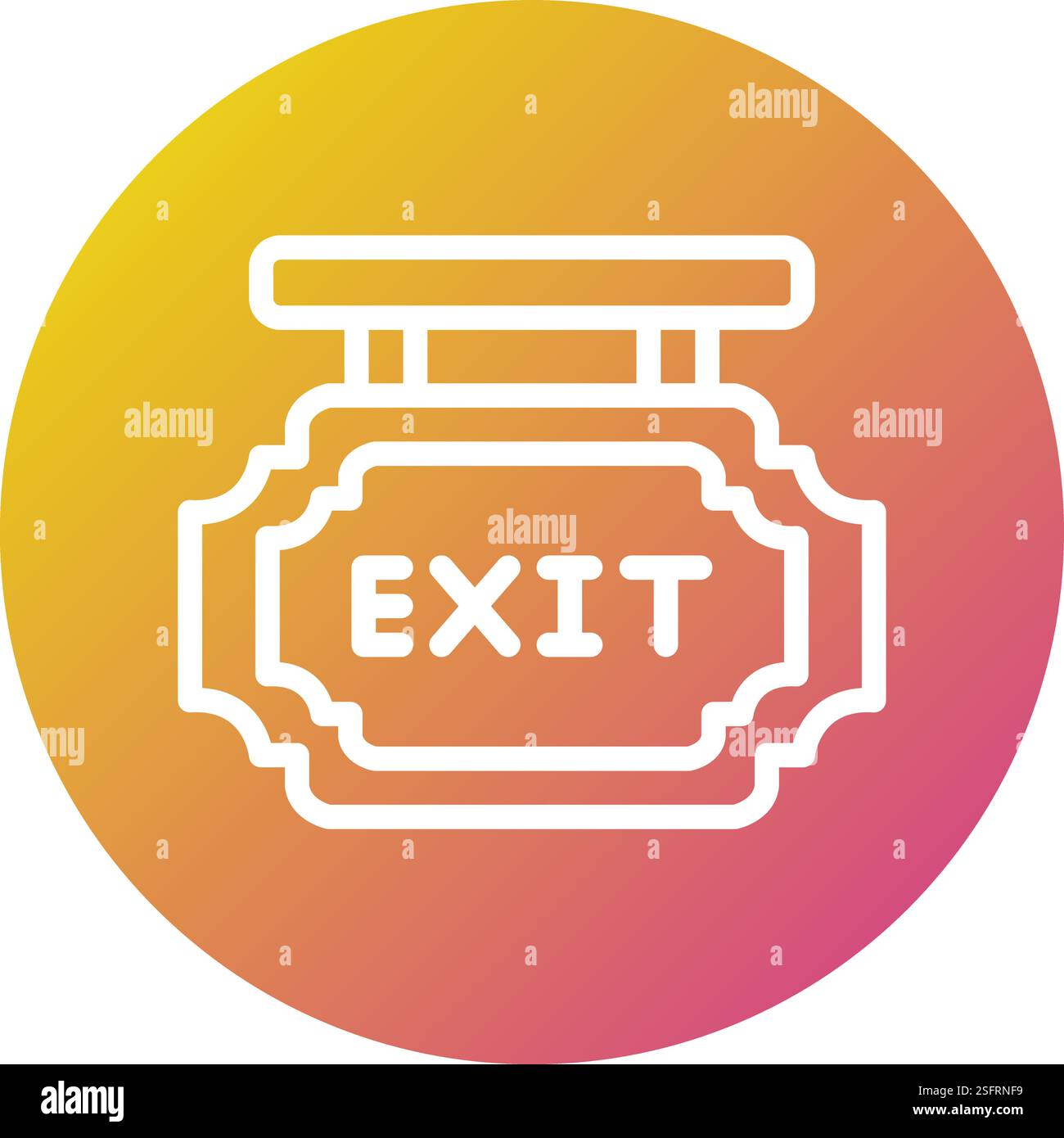 Exit icon for ui Cut Out Stock Images & Pictures - Alamy