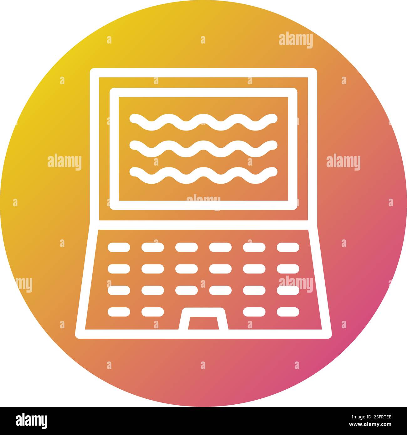 Modern laptop app icons Stock Vector Images - Alamy
