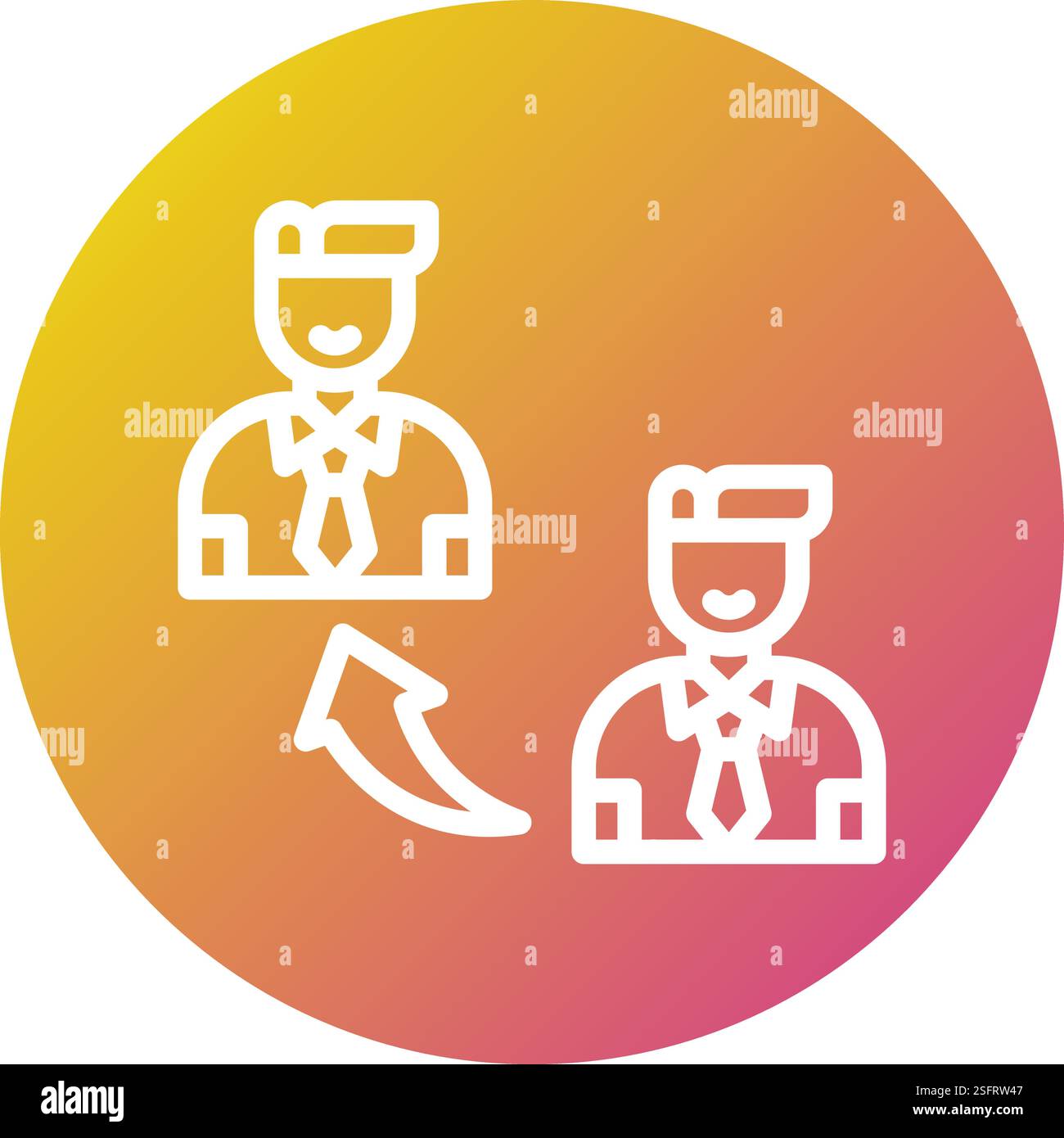 Referral Vector Icon Design Illustration Stock Vector
