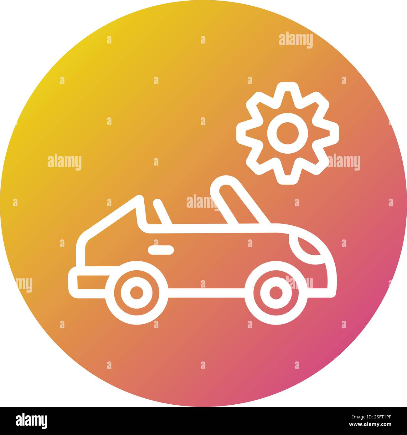 Car Service Vector Icon Design Illustration Stock Vector