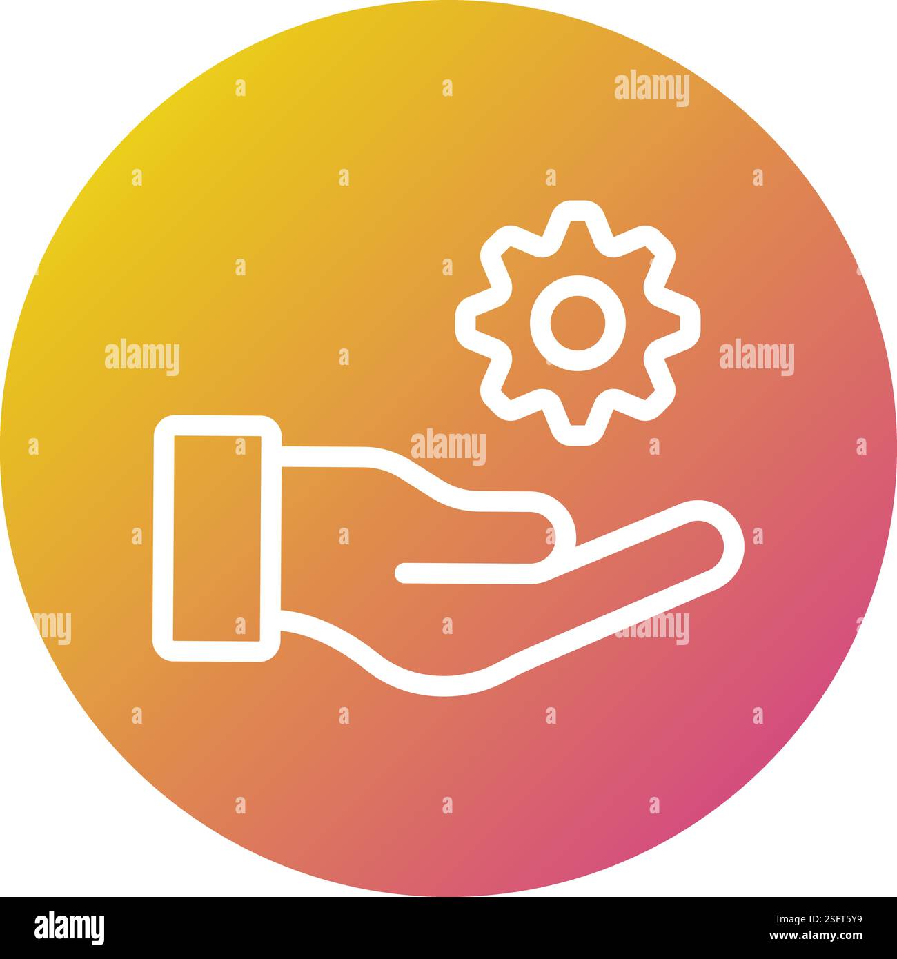 Management Vector Icon Design Illustration Stock Vector