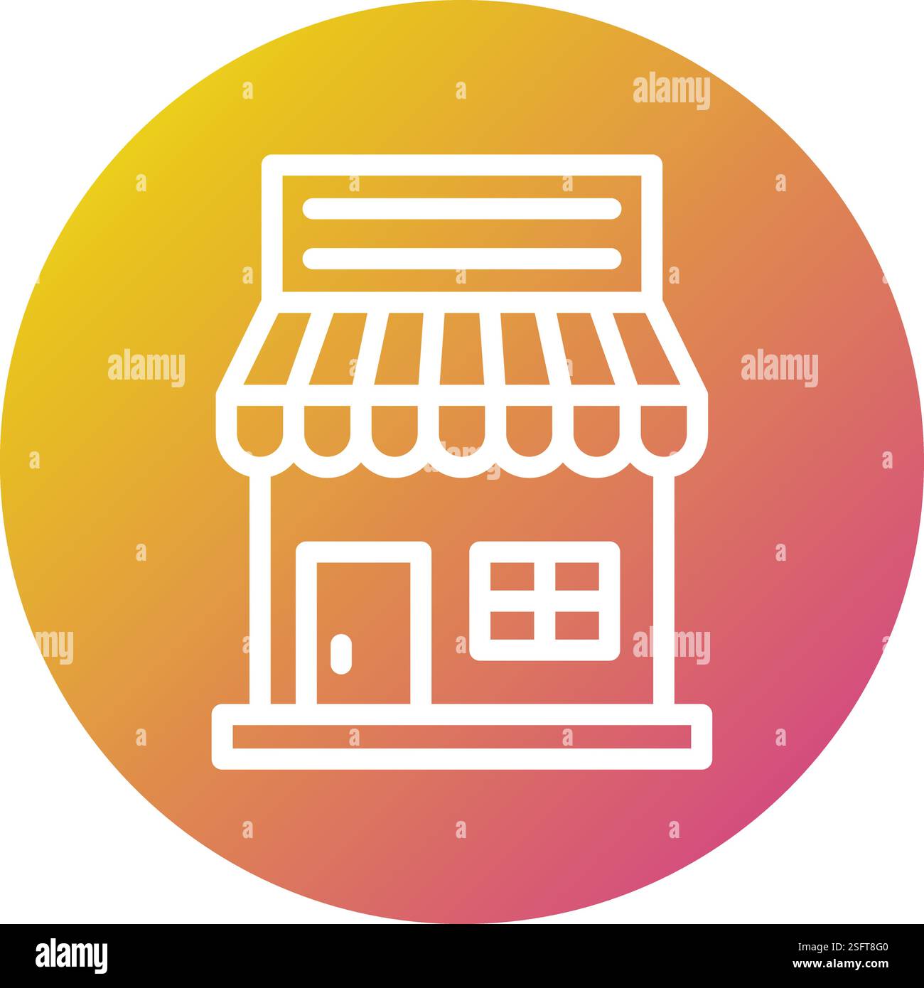 Cafe Vector Icon Design Illustration Stock Vector